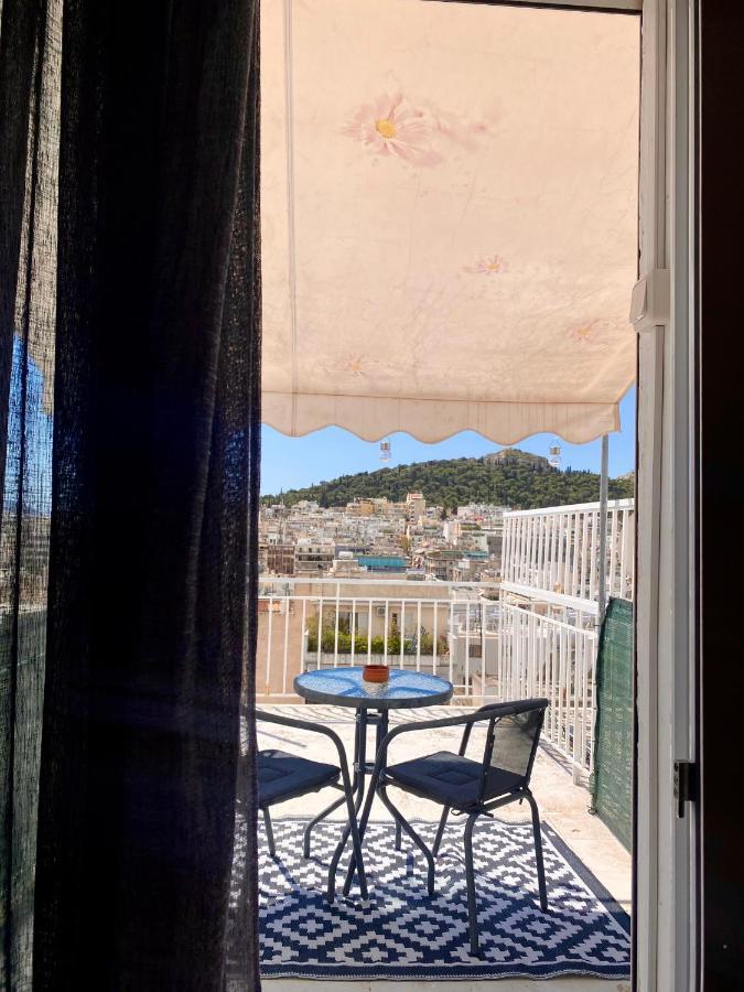 Apartment With Beautiful View Of Lycabettus Athen Eksteriør bilde